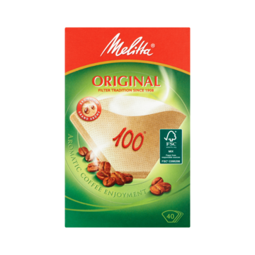 Melitta Coffee Filters Original 100 40 Stuks bij Jumbo