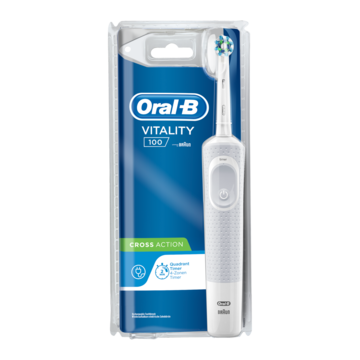 Oral-B Vitality 100 Elektrische Tandenborstel Wit Powered By Braun bij