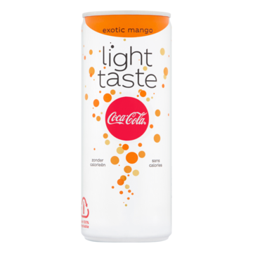 Coke Light Taste Exotic Mango 250 ml Blik bij Jumbo
