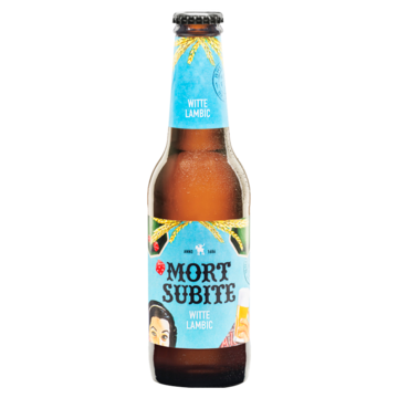 Mort Subite Witte Lambic Bier Fles 25 cl