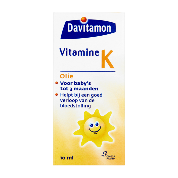 Davitamon Vitamine K Olie Voor Babys Tot 3 Maanden 10ml