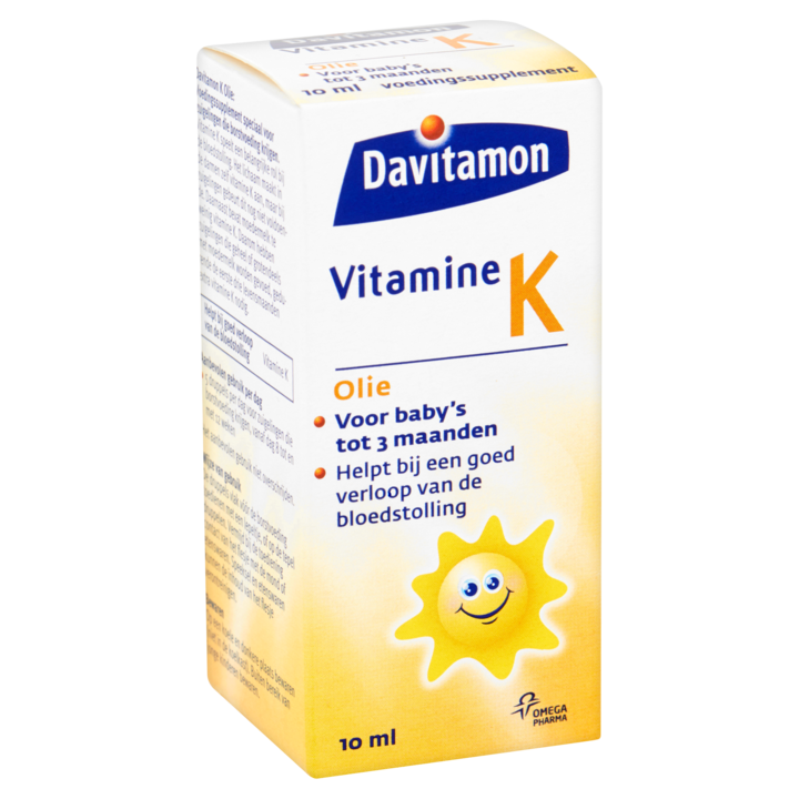 Davitamon Vitamine K Olie Voor Babys Tot 3 Maanden 10ml