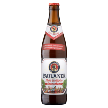 Paulaner Hefe Weiss 0.0 Alcoholvrij Bier Fles 50 cl