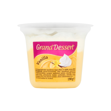 Ehrmann Grand Dessert Vanilla 190 g bij Jumbo