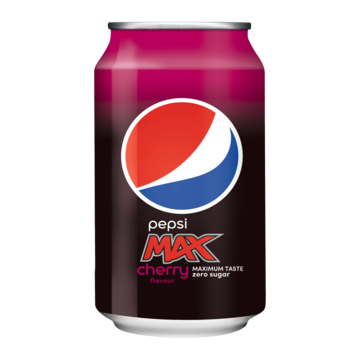 Pepsi Cola Max Cherry (Geen Suiker) Blik 330 ml bij Jumbo