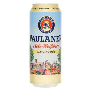Paulaner Hefe Weiss Bier Blik 50 cl