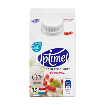 Optimel Drinkyoghurt Framboos 250 ml bij Jumbo