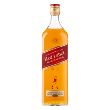 Johnnie Walker Red Label Blended Scotch Whisky 1 L bij Jumbo