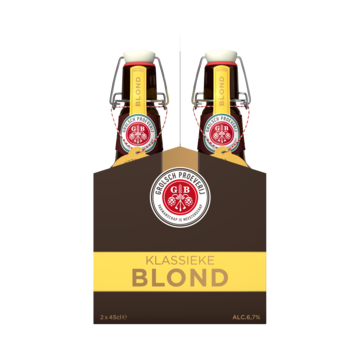Grolsch Klassieke Blond 2 x 45 cl Bruine Beugel