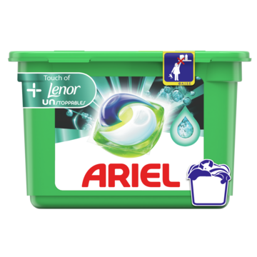 Ariel All-in-1 Pods+ Wasmiddelcapsules Lenor Unstoppables 12 stuks