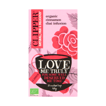 Clipper Love Me Truly Organic Cinnamon Chai Infusion 20 Stuks 44 g bij