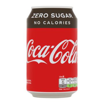 Coca-Cola Zero Sugar 330 ml Blik bij Jumbo