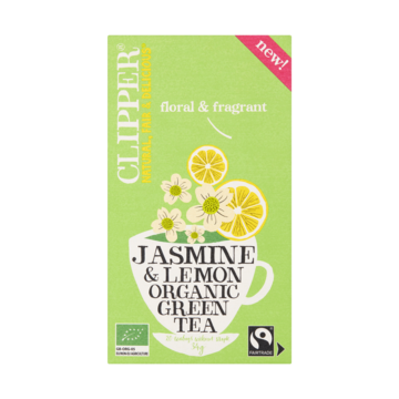 Clipper Jasmine & Lemon Organic Green Tea 20 Stuks 34 g bij Jumbo