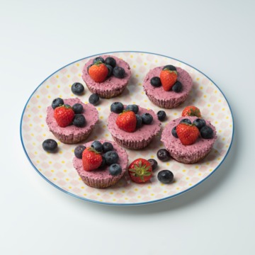 Blueberry cheesy-ijstaartjes van Jill Schirnhofer