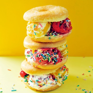 Rainbow donuts