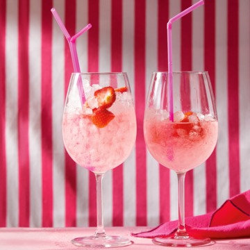 Pink gin-tonic