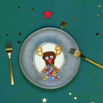 Mini-slagroomtaartje Rudolph
