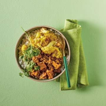 Indiase curry met bloemkool